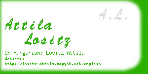 attila lositz business card